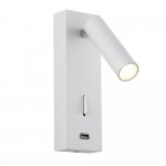 Светильник бра Crystal Lux CLT 210W USB WH (1400/468)