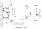 Светильник бра Crystal Lux CLT 210W USB WH (1400/468)