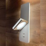 Светильник настенный бра Crystallux CLT 216W WH Pivot