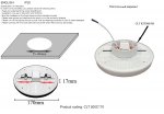 Светильник встроенный Crystal Lux CLT 500C170 WH (1400/195)