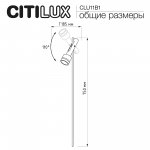 Citilux SPOTTER CLU11B1 Ландшафтный поворотный светильник Чёрный