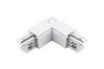 L-коннектор для трехфазного трека DesignLed CN-3F-L-R-WH