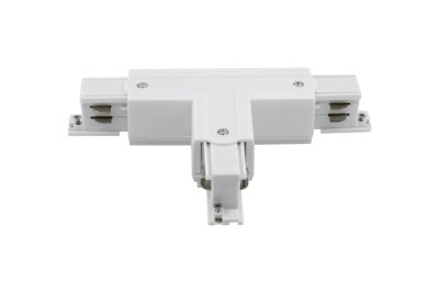 T-коннектор для трехфазного трека DesignLed CN-3F-T-L-WH T-коннектор для трехфазного трека DesignLed CN-3F-T-L-WH