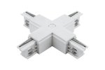 X-коннектор для трехфазного трека DesignLed CN-3F-X-WH