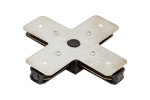 X-коннектор для однофазного трека DesignLed CN2-BL-X
