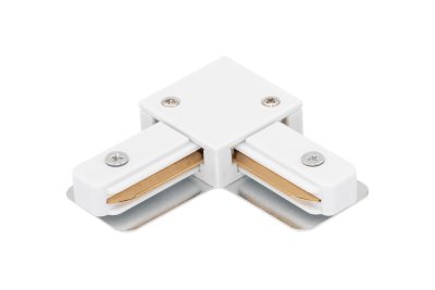 L-коннектор для однофазного трека DesignLed CN2-WH-L