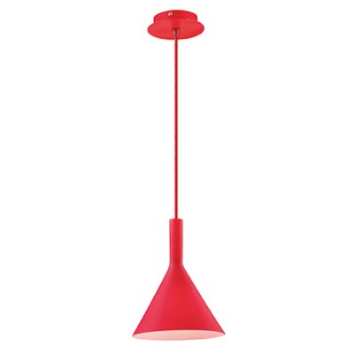Подвесной светильник Ideal Lux COCKTAIL SP1 SMALL ROSSO Подвесной светильник Ideal Lux COCKTAIL SP1 SMALL ROSSO