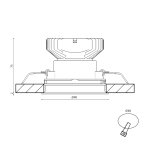 Корпус светильника COMBO-31 Lumker COMBO-31-BL