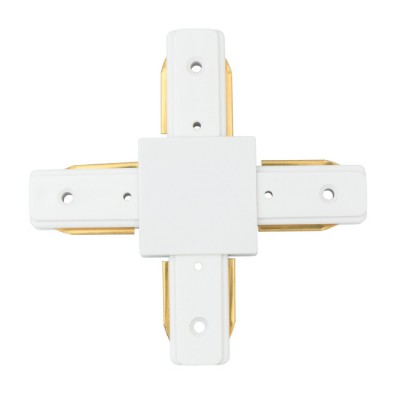 Коннектор белый De Markt CON 2X WT Track Коннектор белый De Markt CON 2X WT Track
