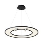 Светильник подвесной Crystallux CONTOUR SP50W LED BLACK CONTOUR