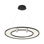 Светильник подвесной Crystallux CONTOUR SP50W LED BLACK CONTOUR