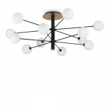 Ideal Lux COSMOPOLITAN PL12 NERO OTTONE