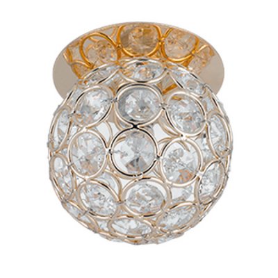 Светильник Gauss Brilliance CR061 Шар Кристалл/Золото, G9 Светильник Gauss Brilliance CR061 Шар Кристалл/Золото, G9