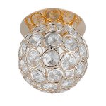 Светильник Gauss Brilliance CR061 Шар Кристалл/Золото, G9