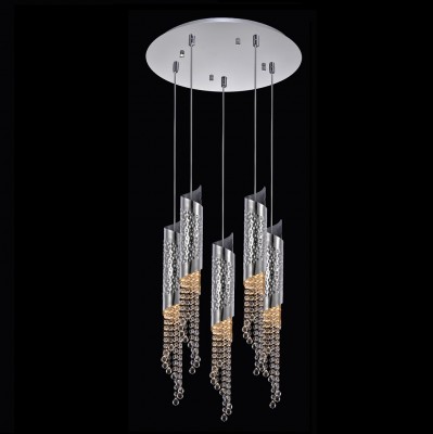 Светильник подвесной Crystal lux CREDO D450-5 CHROME 1470/205