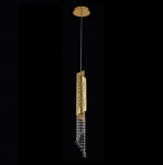 Светильник подвесной Crystal Lux CREDO SP1 GOLD (1471/201)