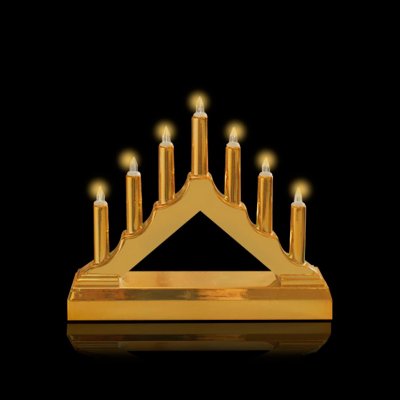 Светодиодные свечи ФАZA CS-7G золото Светодиодные свечи ФАZA CS-7G золото