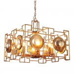 Светильник подвесной Crystal Lux CUENTO SP8 GOLD (1490/208)