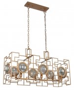 Светильник подвесной CUENTO SP8 L900 GOLD (1490/208L) Crystal lux