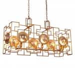 Светильник подвесной CUENTO SP8 L900 GOLD (1490/208L) Crystal lux