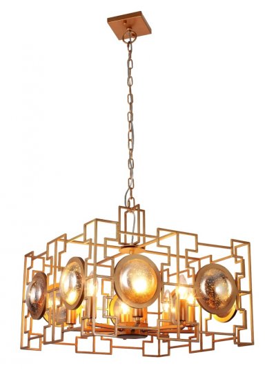 

Светильник подвесной CUENTO SP8 GOLD (1490/208) Crystal lux, 1490/208