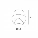 Встраиваемый светильник De Majo CUT F