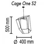 Подвесной светильник Cage One S2 12 02g