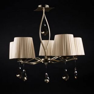 Светильник люстра Brizzi Cloe BX 03203/5 Bronze Cream Светильник люстра Brizzi Cloe BX 03203/5 Bronze Cream