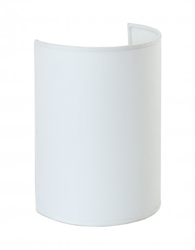 Настенный светильник Crocus Glade A2 10 01g, металл (белый)/ткань (белый), Н20, 1 x E14 40W