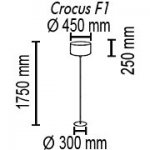Напольный светильник Crocus Glade F1 01 05g