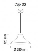 Подвесной светильник Cup S3 10
