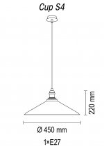 Подвесной светильник Cup S4 12