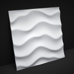 3D Дизайнерская панель из гипса Artpole SANDY-2 LED WHITE 3 модуля, 600x600 мм, 0,36 м2 (арт.D-0003-3WH)