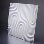 3D Дизайнерская панель из гипса Artpole Foggy -2, 650x650 мм, 0,4225 м2 (арт.D-0004-2)