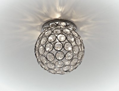 Точечный светильник Ambrella с узором D1000 CH