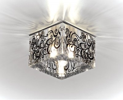 Светильник точечный Ambrella D1006 CH/BK хром/черный G9 D70 H80 mm ORGANIC SPOT