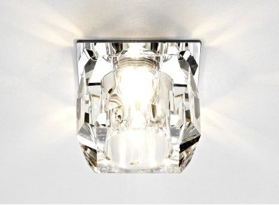 Светильник точечный Ambrella D1041 CL/CH хром/прозрачный G9 CRYSTAL SPOT