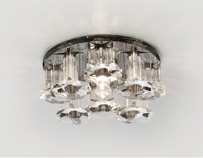 

Светильник Ambrella D1045 BK/CL черный/прозрачный