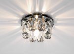 Светильник точечный Ambrella D1047 BK/CL/CH хром/тонированный G9 CRYSTAL SPOT