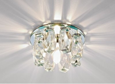 Светильник точечный Ambrella D1047 CL/CL/CH хром/прозрачный G9 CRYSTAL SPOT