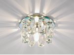 Светильник точечный Ambrella D1047 CL/CL/CH хром/прозрачный G9 CRYSTAL SPOT