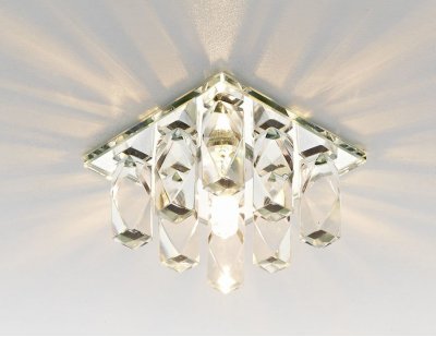 Точечный светильник Ambrella Кристальный D1049 CH CL