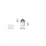 Встраиваемый светильник Fabbian D14F1701