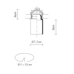 Встраиваемый светильник Fabbian D14F1701