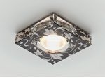 Точечный светильник Ambrella с узором и орнаментом D2035 BK/W