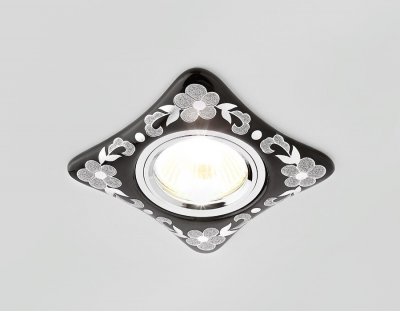 Светильник точечный Ambrella D2065 BK/CH черный хром ORGANIC SPOT