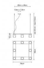Подвесной светильник D28A0700 Flow