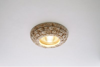 Светильник точечный Ambrella D2940 BG бежевый гипс MR16 ORGANIC SPOT