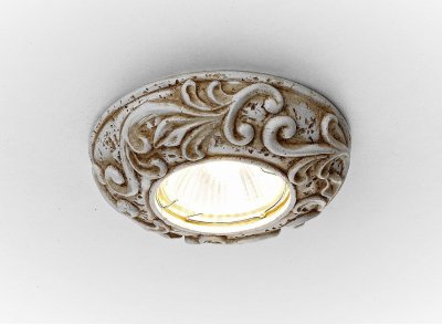 Светильник точечный Ambrella D2980 BG бежевый гипс ORGANIC SPOT