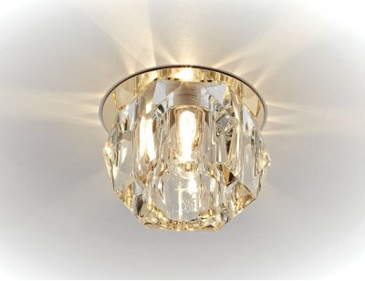 Встраиваемый светильник Ambrella D4060 CL/G